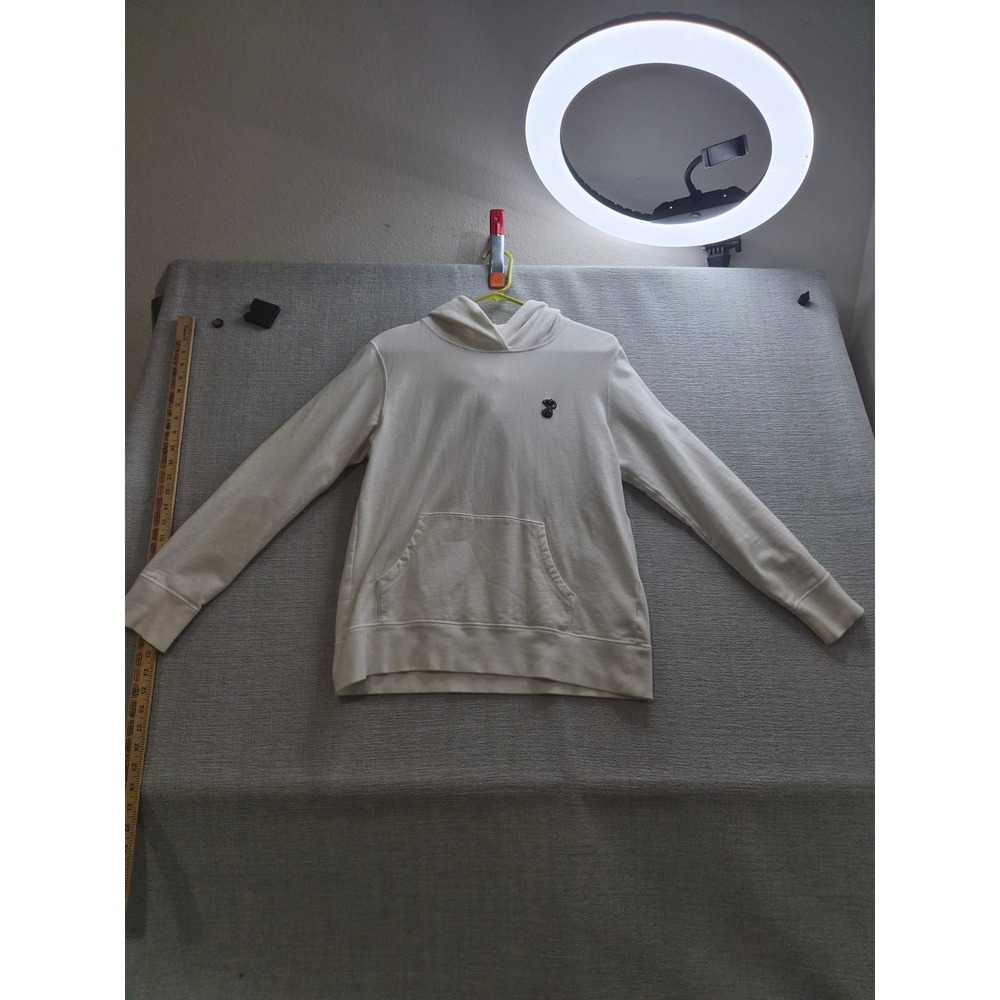 KAWS Uniqlo Peanuts Snoopy Hoodie Mens XL White Logo Kangaroo Pockets Outdoor